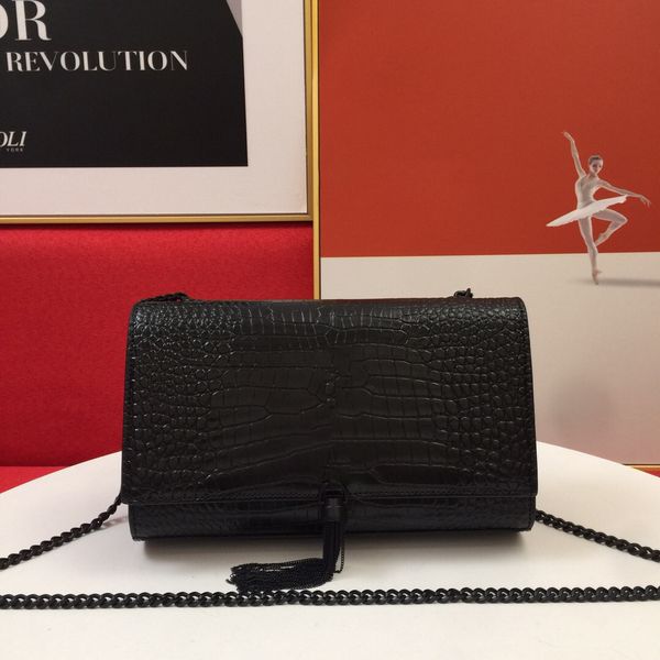 2021 luxury designer ladies shoulder bag texture crocodile pattern real cowhide tassel crossbody chain birthday gift girlfriend lady ck
2021 luxury designer ladies shoulder bag texture crocodile pattern real cowhide tassel crossbody chain birthday gift girlfriend lady ck