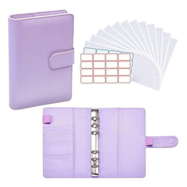 gift wrap 15 pcs pu leather notebook binder budget planning set pocket personal cash envelope system
gift wrap 15 pcs pu leather notebook binder budget planning set pocket personal cash envelope system