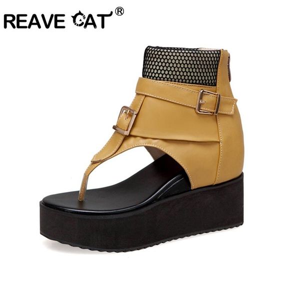 platform wedges sandals cover heel clip toe gladiator buckle strap summer high shoes woman sandalias mujer size 44, Black
platform wedges sandals cover heel clip toe gladiator buckle strap summer high shoes woman sandalias mujer size 44, Black