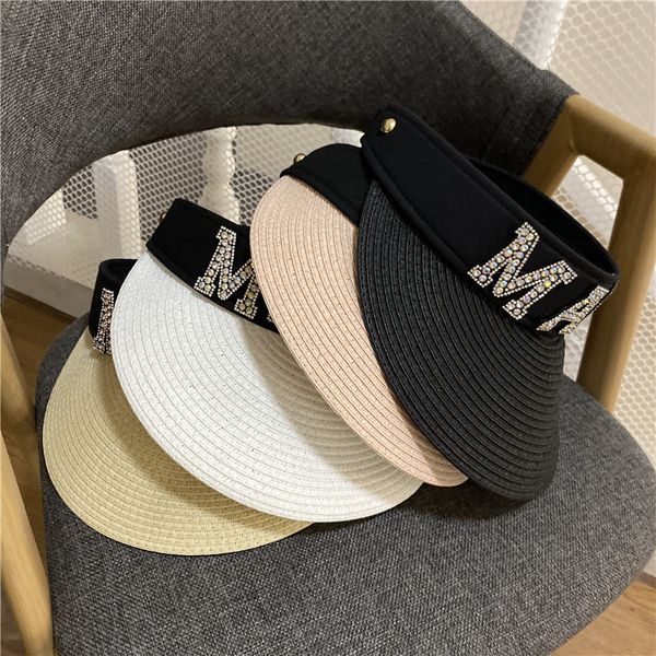 color diamond magic letter leisure straw hat for outdoor travel sunscreen and sunshade, Yellow
color diamond magic letter leisure straw hat for outdoor travel sunscreen and sunshade, Yellow