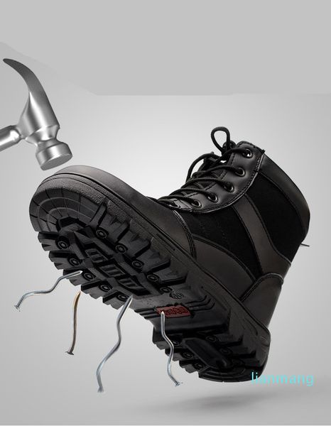 new winter labor insurance shoes men's high tooling steel toe caps anti-smashing puncture welding site safety shoes cold warm boots, Black;brown
new winter labor insurance shoes men's high tooling steel toe caps anti-smashing puncture welding site safety shoes cold warm boots, Black;brown