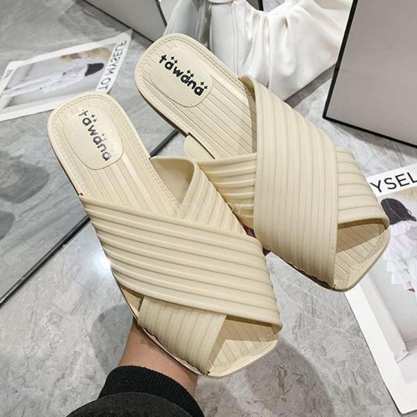 slippers shoes woman cross tied all match flip flops comfortable slides casual flat sandals femme mules footwear 5s9w, Black
slippers shoes woman cross tied all match flip flops comfortable slides casual flat sandals femme mules footwear 5s9w, Black