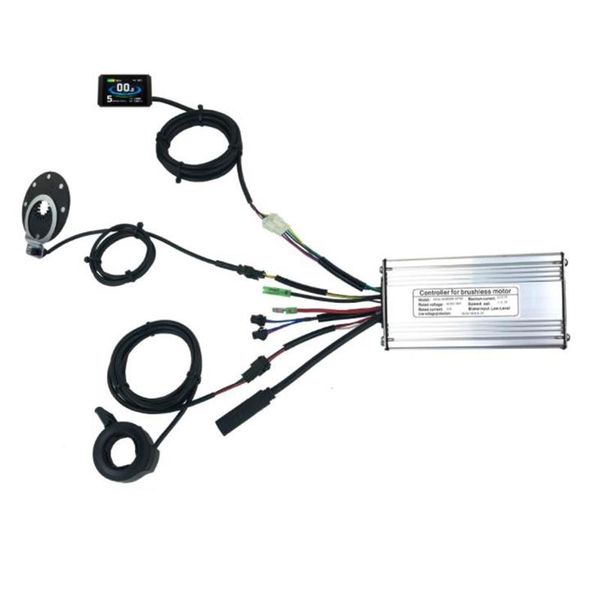 tools 36v/48v 500w 22a, brushless dc ebike controller+kt-lcd8h display+finger dial + sensor one set, for kit
tools 36v/48v 500w 22a, brushless dc ebike controller+kt-lcd8h display+finger dial + sensor one set, for kit