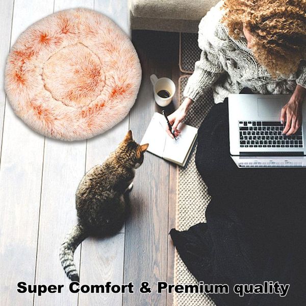bedding plush faux fur round pet dog bed comfortable fuzzy donut cuddler cushion soft shaggy and warm for winter cat beds & furniture
bedding plush faux fur round pet dog bed comfortable fuzzy donut cuddler cushion soft shaggy and warm for winter cat beds & furniture