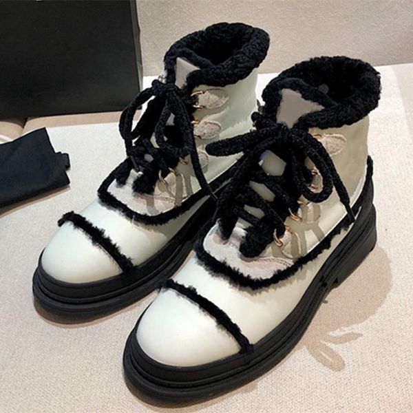 boots plush women lace-up woman shoes genuine leather zapatos de mujer non-slip round toe high quality, Black
boots plush women lace-up woman shoes genuine leather zapatos de mujer non-slip round toe high quality, Black