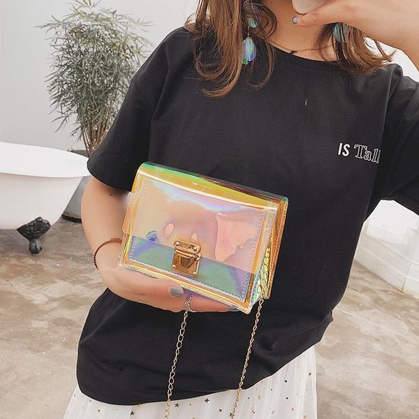 transparent chain bag shoulder messenger colorful small square women's purses and handbags cross body
transparent chain bag shoulder messenger colorful small square women's purses and handbags cross body