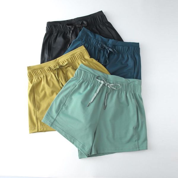 running shorts essential casual drawstring fitness gym linerless women soft feel high rise workout sport with pocket, Black;blue
running shorts essential casual drawstring fitness gym linerless women soft feel high rise workout sport with pocket, Black;blue