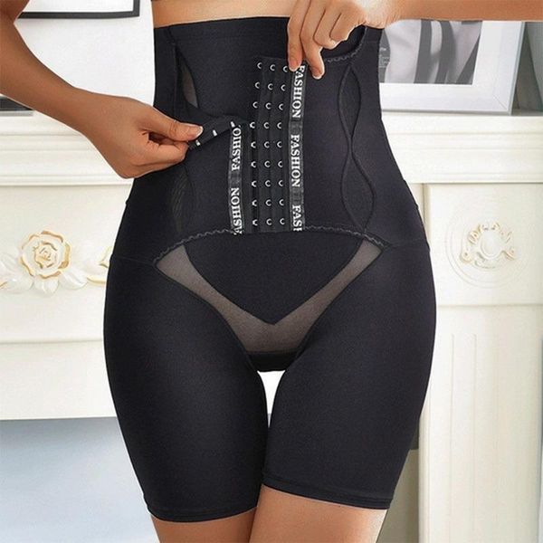 waist trainer firm tummy control body shaper push up shapewear women corset slimming underwear high belt faja women's shapers, Black;white