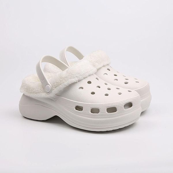 slippers 2021 winter fashion solid color ladies thick-soled warm fur shoes removable clean non-slip outer cotton, Black
slippers 2021 winter fashion solid color ladies thick-soled warm fur shoes removable clean non-slip outer cotton, Black