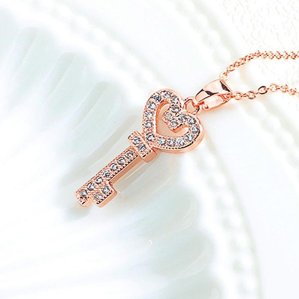 stainless steel women necklaces pendants chain key love gilded zircon for girlfriend lovers jewelry creativity gift wholesale pendant, Silver
stainless steel women necklaces pendants chain key love gilded zircon for girlfriend lovers jewelry creativity gift wholesale pendant, Silver