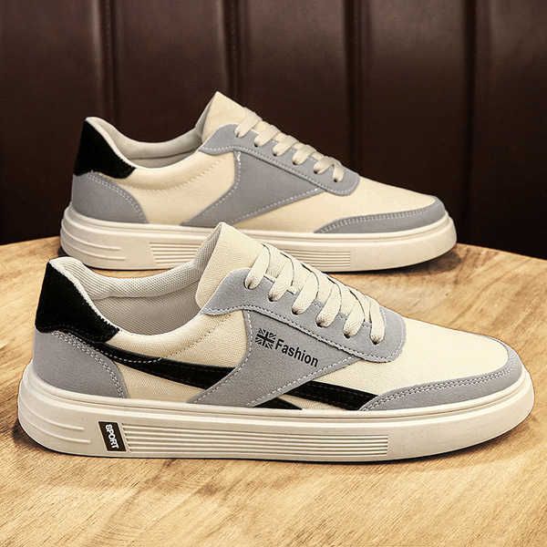 men shoes design flat sneakers color black white beige red canvas mens trainers sports size 39-44
men shoes design flat sneakers color black white beige red canvas mens trainers sports size 39-44