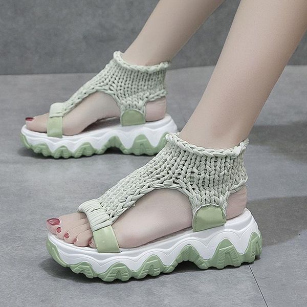 dress shoes flat with women platform sandals 2021 casual high knitting summer for mixed colors wild sandalies, Black
dress shoes flat with women platform sandals 2021 casual high knitting summer for mixed colors wild sandalies, Black