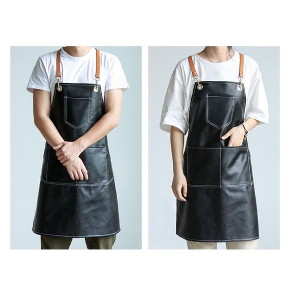 aprons leather working apron cross back adjustable chef multi-pocket sleeveless strap and large pockets for kitchen ga
aprons leather working apron cross back adjustable chef multi-pocket sleeveless strap and large pockets for kitchen ga