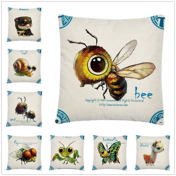 cushion/decorative pillow big eyes cute animal gouache pattern linen cushion cover pillowcase home sofa car decoration 45x45cm
cushion/decorative pillow big eyes cute animal gouache pattern linen cushion cover pillowcase home sofa car decoration 45x45cm