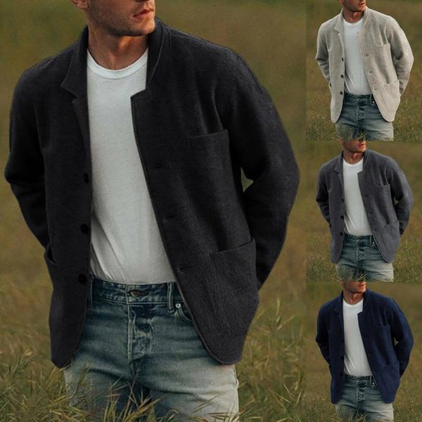 men's jackets casual solid color woolen coat loose jacket autumn winter single breasted men shirt outerwear hommes blouse plus size, Black;brown
men's jackets casual solid color woolen coat loose jacket autumn winter single breasted men shirt outerwear hommes blouse plus size, Black;brown