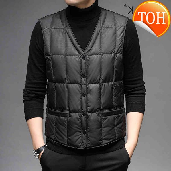 ucak brand 90% white duck down jackets men clothing winter new arrivals classic streetwear sleeveless coat u8321, Black
ucak brand 90% white duck down jackets men clothing winter new arrivals classic streetwear sleeveless coat u8321, Black