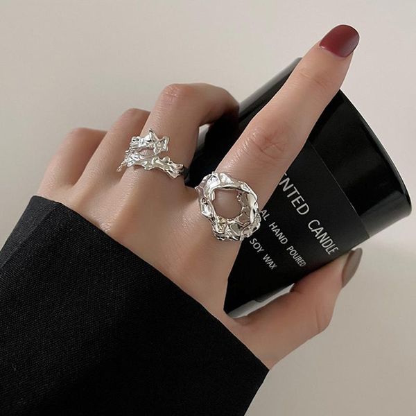 wedding rings simple tin foil feeling adjustable open for women fashion creative hollow irregular geometry birthday party jewelry gifts, Slivery;golden
wedding rings simple tin foil feeling adjustable open for women fashion creative hollow irregular geometry birthday party jewelry gifts, Slivery;golden