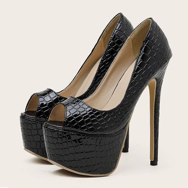 dress shoes high heels models catwalk 17 cm stiletto sandals fashion snake print leather peep toe slingback pumps women size 42, Black
dress shoes high heels models catwalk 17 cm stiletto sandals fashion snake print leather peep toe slingback pumps women size 42, Black
