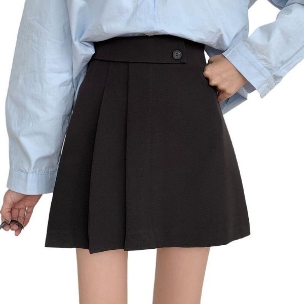 black western style high waist a-line pleated skirt female 2021 early spring college short skirts
black western style high waist a-line pleated skirt female 2021 early spring college short skirts