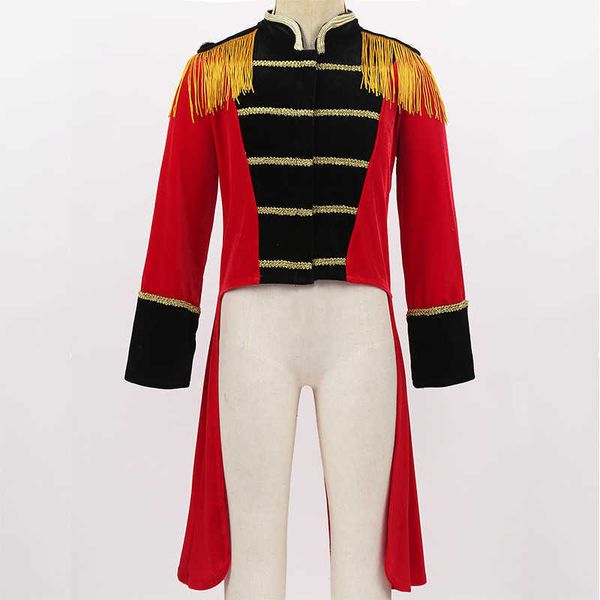 kids long sleeves stand collar fringes gold trimmings tailcoat jacket boys halloween roleplay party ringmaster circus costume q0910, Blue
kids long sleeves stand collar fringes gold trimmings tailcoat jacket boys halloween roleplay party ringmaster circus costume q0910, Blue