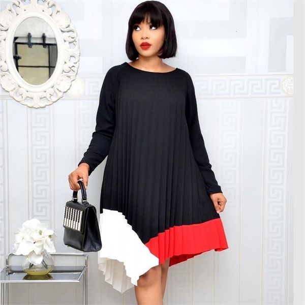 african pleated dresses women spring autumn midi dress ladies casual loose vestidos beach party robe femme plus size 200928, Black;gray
african pleated dresses women spring autumn midi dress ladies casual loose vestidos beach party robe femme plus size 200928, Black;gray