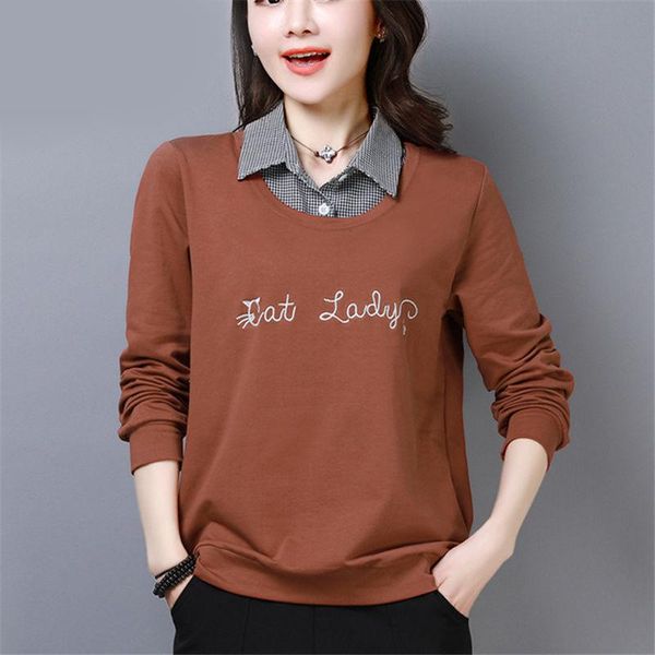 women's hoodies & sweatshirts long-sleeved t-shirt women 2021 tide loose fake two-piece coat large size fashion wild shirt pullovers, Black
women's hoodies & sweatshirts long-sleeved t-shirt women 2021 tide loose fake two-piece coat large size fashion wild shirt pullovers, Black