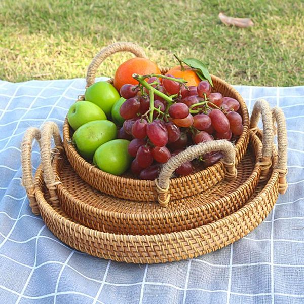 storage baskets rattan woven tray hand-woven basket fruit food for home el wicker
storage baskets rattan woven tray hand-woven basket fruit food for home el wicker