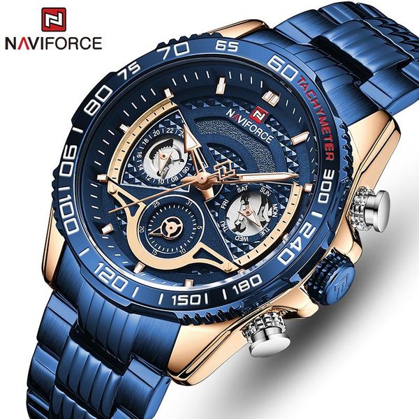 wristwatches naviforce mens watches fashion quartz watch men waterproof stainless steel date male clock relogio masculino 2, Slivery;brown
wristwatches naviforce mens watches fashion quartz watch men waterproof stainless steel date male clock relogio masculino 2, Slivery;brown