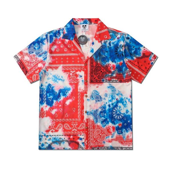 men's casual shirts 2021 high street hawaiian red blue paisley full print beach cardigan leisure short sleeves man, White;black
men's casual shirts 2021 high street hawaiian red blue paisley full print beach cardigan leisure short sleeves man, White;black