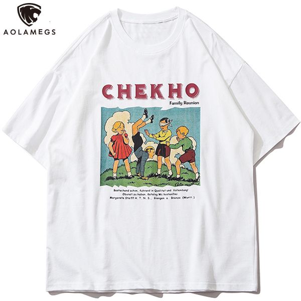 men's polos aolamegs men's jersey from the funny vintage of cartoons print summer t-shirts cozy college-style harajuku streetwear, White;black
men's polos aolamegs men's jersey from the funny vintage of cartoons print summer t-shirts cozy college-style harajuku streetwear, White;black