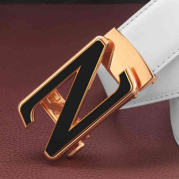 brand belt z belt men's korean fashion automatic buckle white leather summer trousers, Black;brown
brand belt z belt men's korean fashion automatic buckle white leather summer trousers, Black;brown