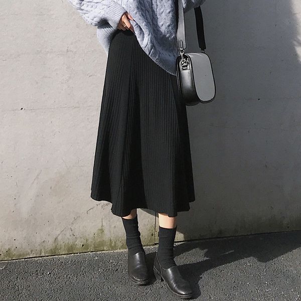 skirts knitted half 2021 autumn winter slim high waist medium length wool dign a-line skirt, Black
skirts knitted half 2021 autumn winter slim high waist medium length wool dign a-line skirt, Black