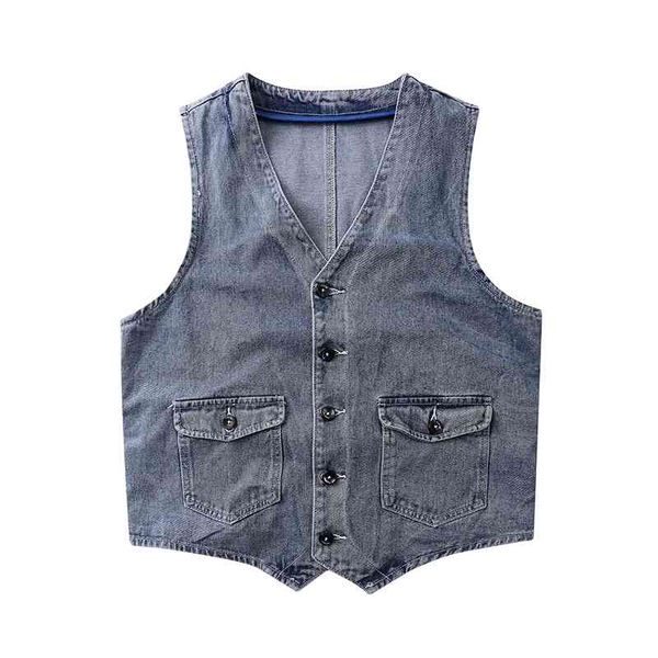 original streetwear washed retro denim vest men and women pockets loose casual jeans vest oversize sleeveless jacket, Black;brown
original streetwear washed retro denim vest men and women pockets loose casual jeans vest oversize sleeveless jacket, Black;brown