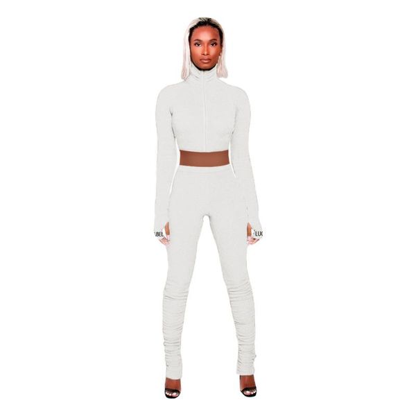 women's two piece pants autumn women tracksuit fashion lucky label embroidery long sleeve zipper turtleneck crop +stacked 2 set, White
women's two piece pants autumn women tracksuit fashion lucky label embroidery long sleeve zipper turtleneck crop +stacked 2 set, White