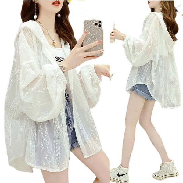 women's jackets hooded sunscreen cardigan summer thin loose casual outdoor jacket, Black;brown
women's jackets hooded sunscreen cardigan summer thin loose casual outdoor jacket, Black;brown