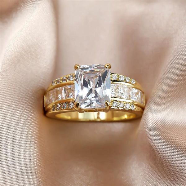wedding rings luxury female white crystal jewelry cute gold color for women charm square zircon engagement valentines day gifts, Slivery;golden
wedding rings luxury female white crystal jewelry cute gold color for women charm square zircon engagement valentines day gifts, Slivery;golden