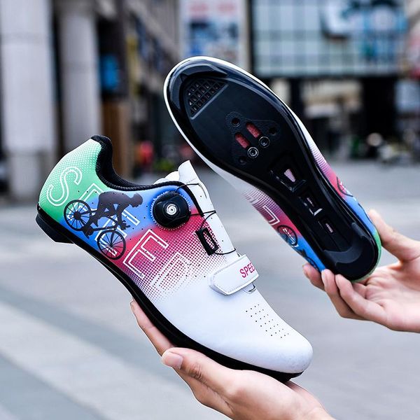 cycling footwear style ultra-light and wide men's women's self-locking bicycle shoes, mtb professional non-slip road bike racing s, Black
cycling footwear style ultra-light and wide men's women's self-locking bicycle shoes, mtb professional non-slip road bike racing s, Black