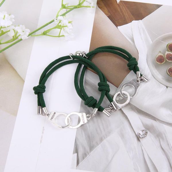charm bracelets 2pcs magnet couple bracelet handcuffs braclet adjustable matching lovers braslet valentine's day present pair brazalete, Golden;silver
charm bracelets 2pcs magnet couple bracelet handcuffs braclet adjustable matching lovers braslet valentine's day present pair brazalete, Golden;silver