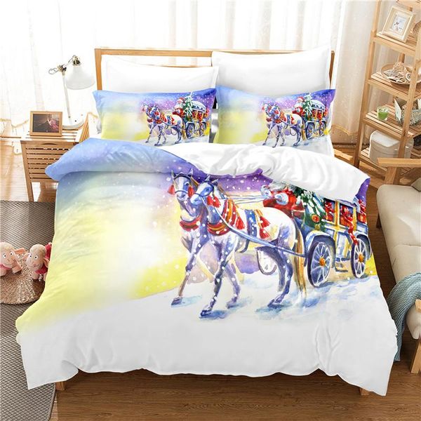 bedding sets snow carriage set duvet cover 3d digital printing bed linen size fashion design
bedding sets snow carriage set duvet cover 3d digital printing bed linen size fashion design