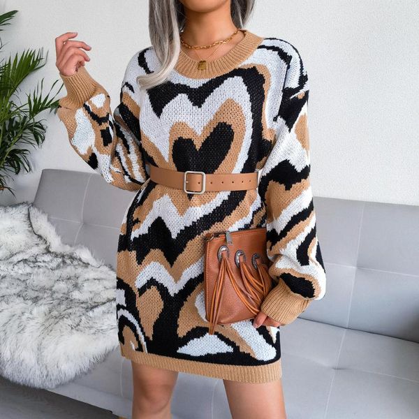 casual dresses loose sweater dress winter women fashion knitting long pullovers korean style ladies warm oversize, Black;gray
casual dresses loose sweater dress winter women fashion knitting long pullovers korean style ladies warm oversize, Black;gray