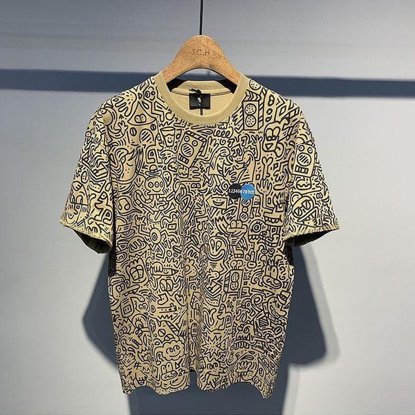men's t-shirts 2021 summer half-sleeved t-shirt trend korean fashion personality fun printing short-sleeved men, White;black
men's t-shirts 2021 summer half-sleeved t-shirt trend korean fashion personality fun printing short-sleeved men, White;black