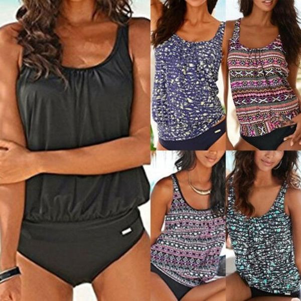 women's swimwear womens sporty blouson padded tankini swimsuit holiday swimming costume, White;black
women's swimwear womens sporty blouson padded tankini swimsuit holiday swimming costume, White;black