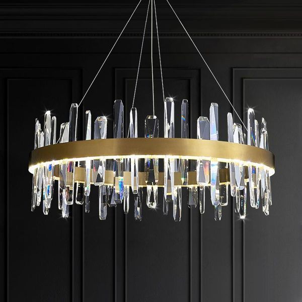 chandeliers creative led lighting modern crystal luxury copper for kids bedroom dining room living loft simple hang lamp
chandeliers creative led lighting modern crystal luxury copper for kids bedroom dining room living loft simple hang lamp