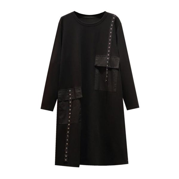 casual dresses will code suit-dress fat mm increase fertilizer enlarge loose skinny personality split joint dress, Black;gray
casual dresses will code suit-dress fat mm increase fertilizer enlarge loose skinny personality split joint dress, Black;gray