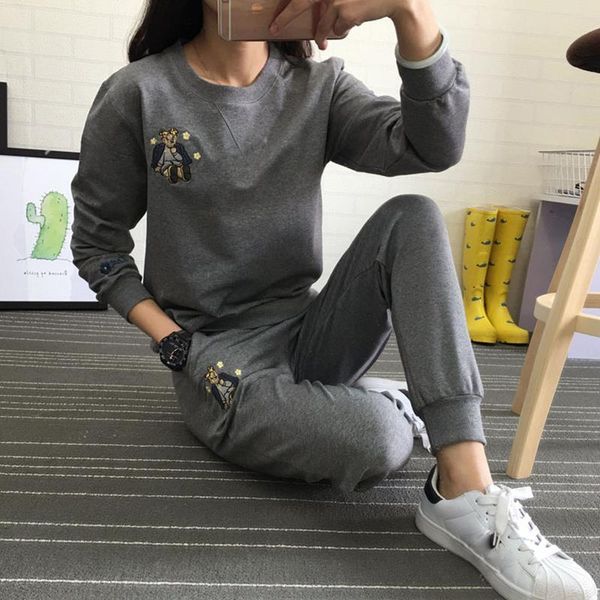 autumn winter tracksuit women tracksuits long sleeve embroidery cotton 2 piece set pants sporting suit female, Gray
autumn winter tracksuit women tracksuits long sleeve embroidery cotton 2 piece set pants sporting suit female, Gray