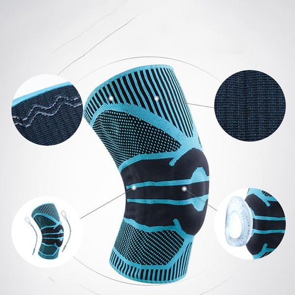 elbow & knee pads 1pc pad sleeve knitted breathable silicone spring compression support leg protector outdoor gym sportswear accessories, Black;gray
elbow & knee pads 1pc pad sleeve knitted breathable silicone spring compression support leg protector outdoor gym sportswear accessories, Black;gray