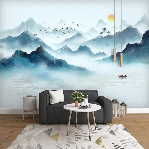 wallpapers custom 3d wall mural chinese style decorative painting blue mountain water nature landscape living room po wallpaper
wallpapers custom 3d wall mural chinese style decorative painting blue mountain water nature landscape living room po wallpaper