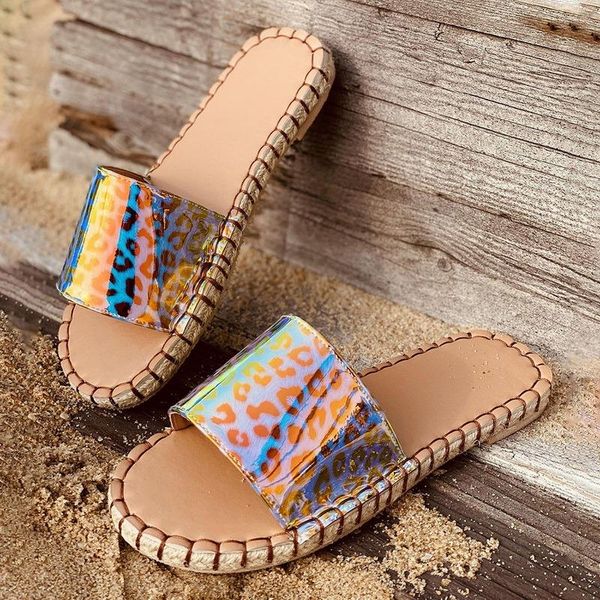 slippers 2021 women slip on bling flat ladies beach summer shoes slides outdoor leopard female casual sandals plus size, Black
slippers 2021 women slip on bling flat ladies beach summer shoes slides outdoor leopard female casual sandals plus size, Black