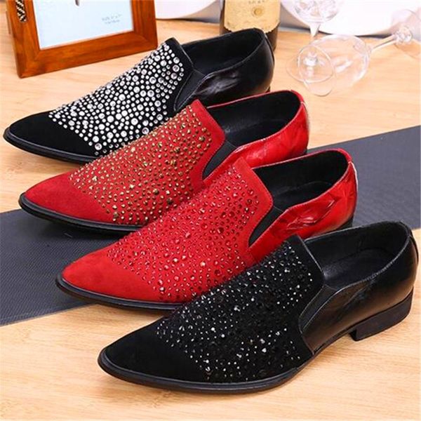 dress shoes pointed low heel rhinestone black spring and autumn full leather men's hairdresser wedding
dress shoes pointed low heel rhinestone black spring and autumn full leather men's hairdresser wedding
