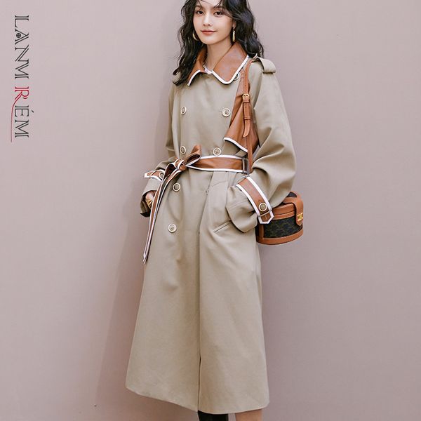 bandage trench women casual loose simplicity temperament double breasted all-match long coats femal fashion 2d1130 210507, Tan;black
bandage trench women casual loose simplicity temperament double breasted all-match long coats femal fashion 2d1130 210507, Tan;black
